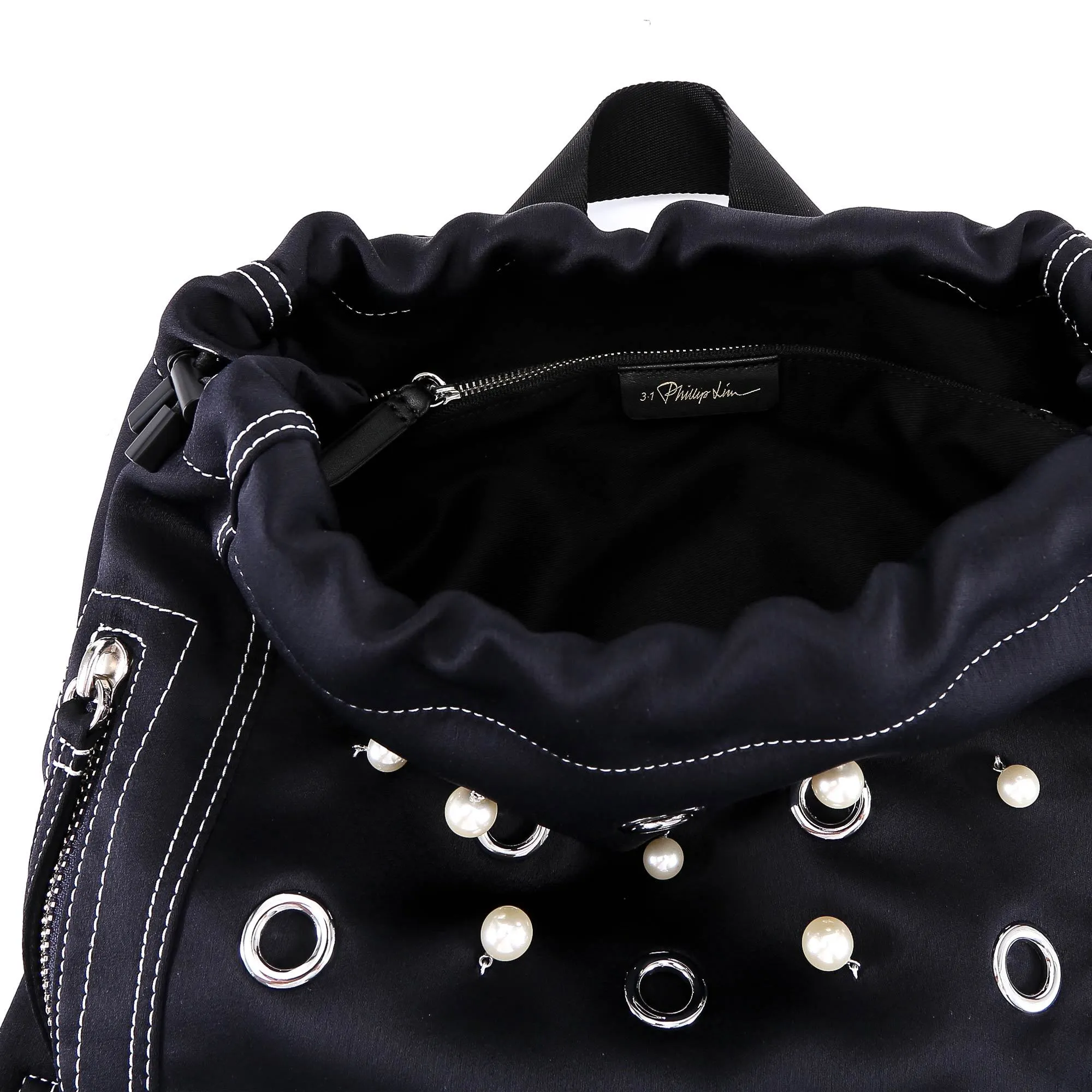 3.1 Phillip Lim Eyelet Studded Drawstring Backpack