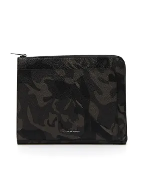 Alexander McQueen Camouflage Zip Clutch