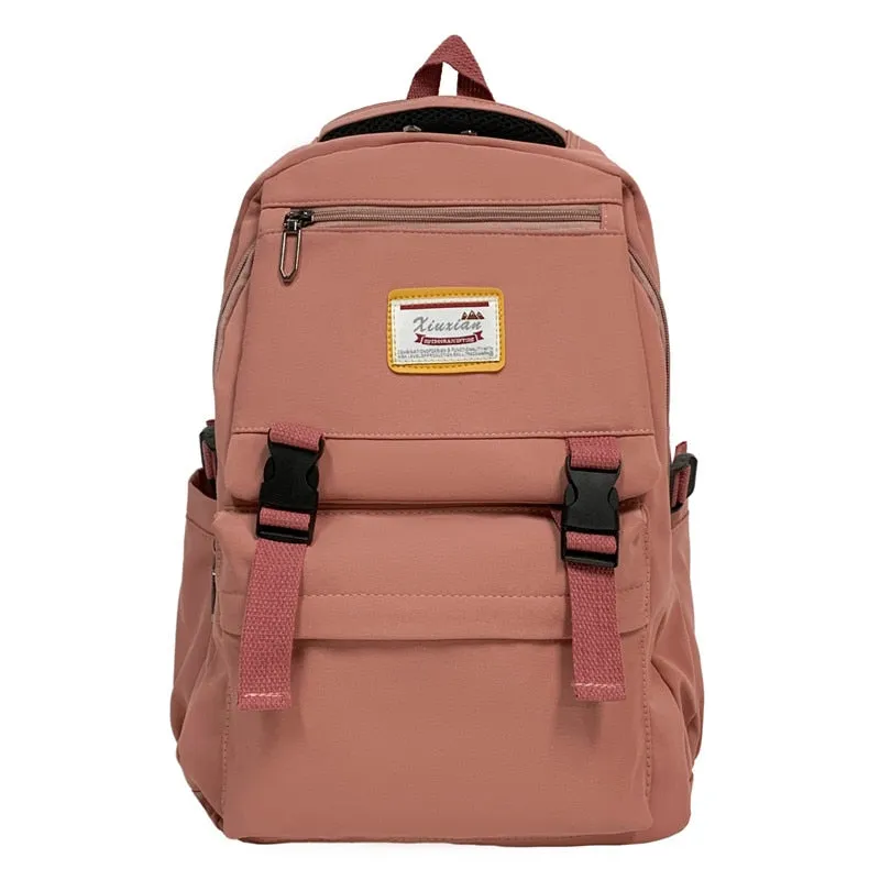 Back to school backpack Candy Colors Large Capacity High Quality Nylon Backpacks For Teenagers Girls  Laptop Work Laptop Mochilas