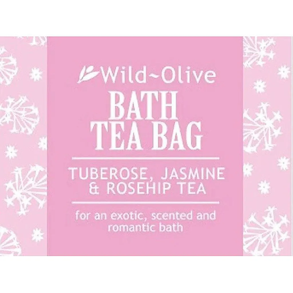 Bath Tea Bag Tuberose, Jasmine & Rosehip