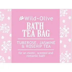 Bath Tea Bag Tuberose, Jasmine & Rosehip