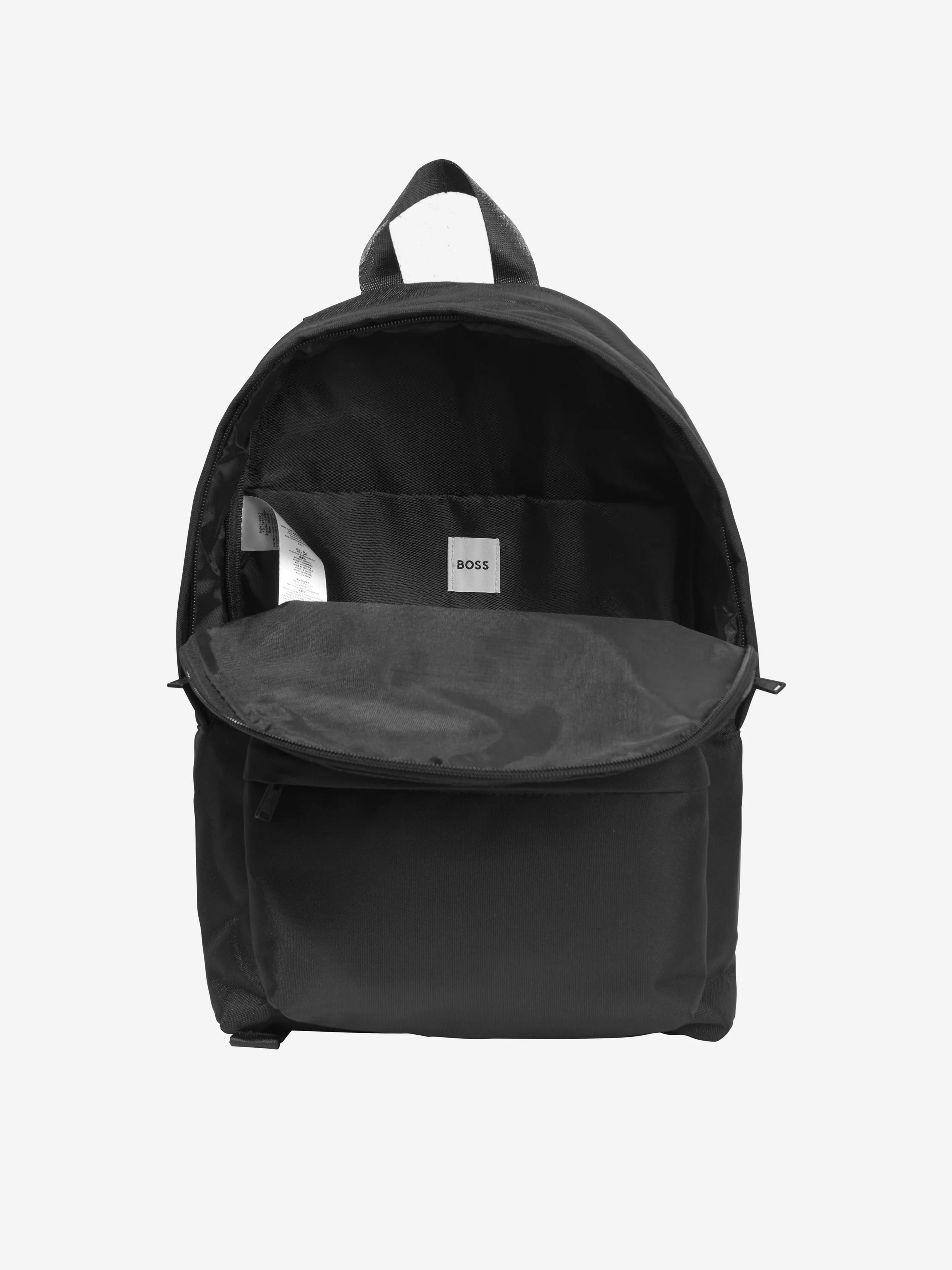 BOSS Boys Logo Rucksack in Black