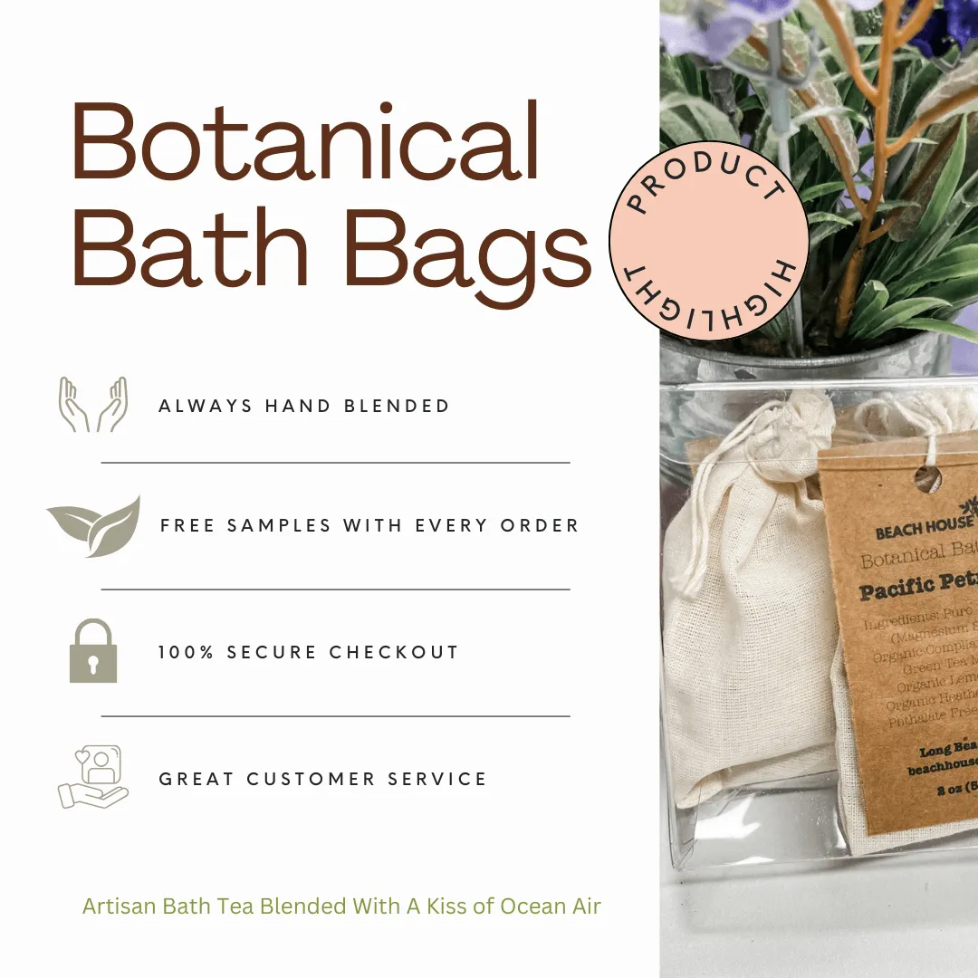 Botanical Bath Bags