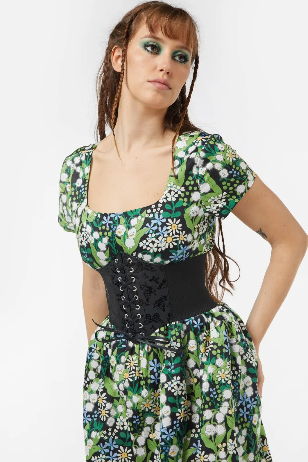 Butterfly Print Corset Belt