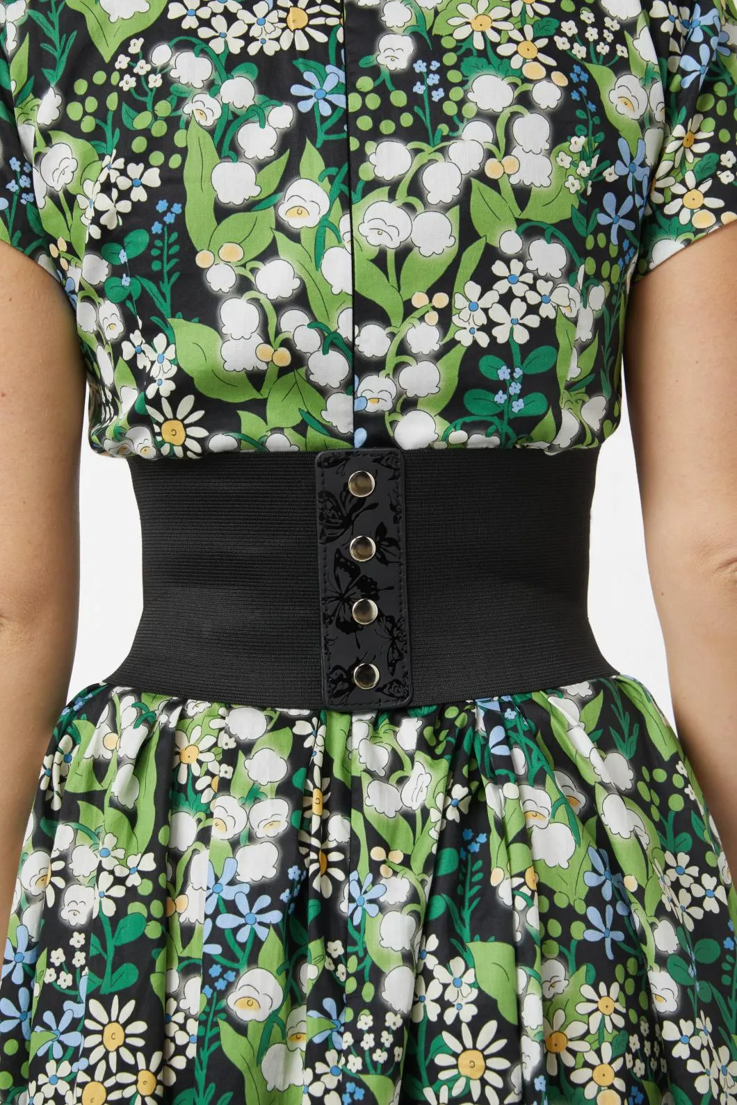 Butterfly Print Corset Belt