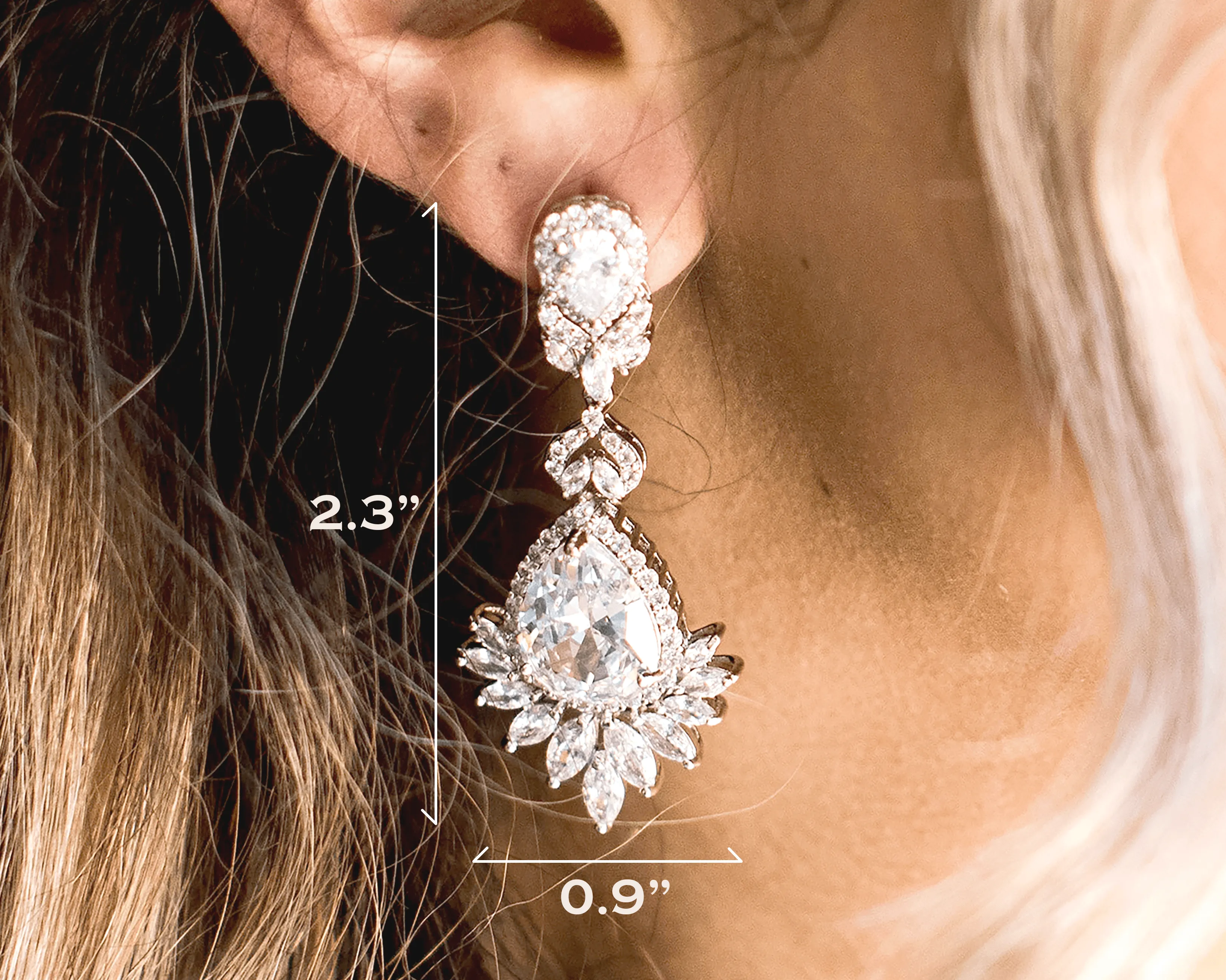 Crystal Chandelier Earrings