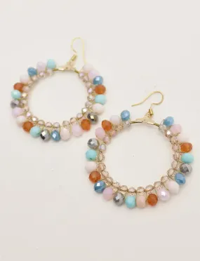 Crystal Hoop Earring