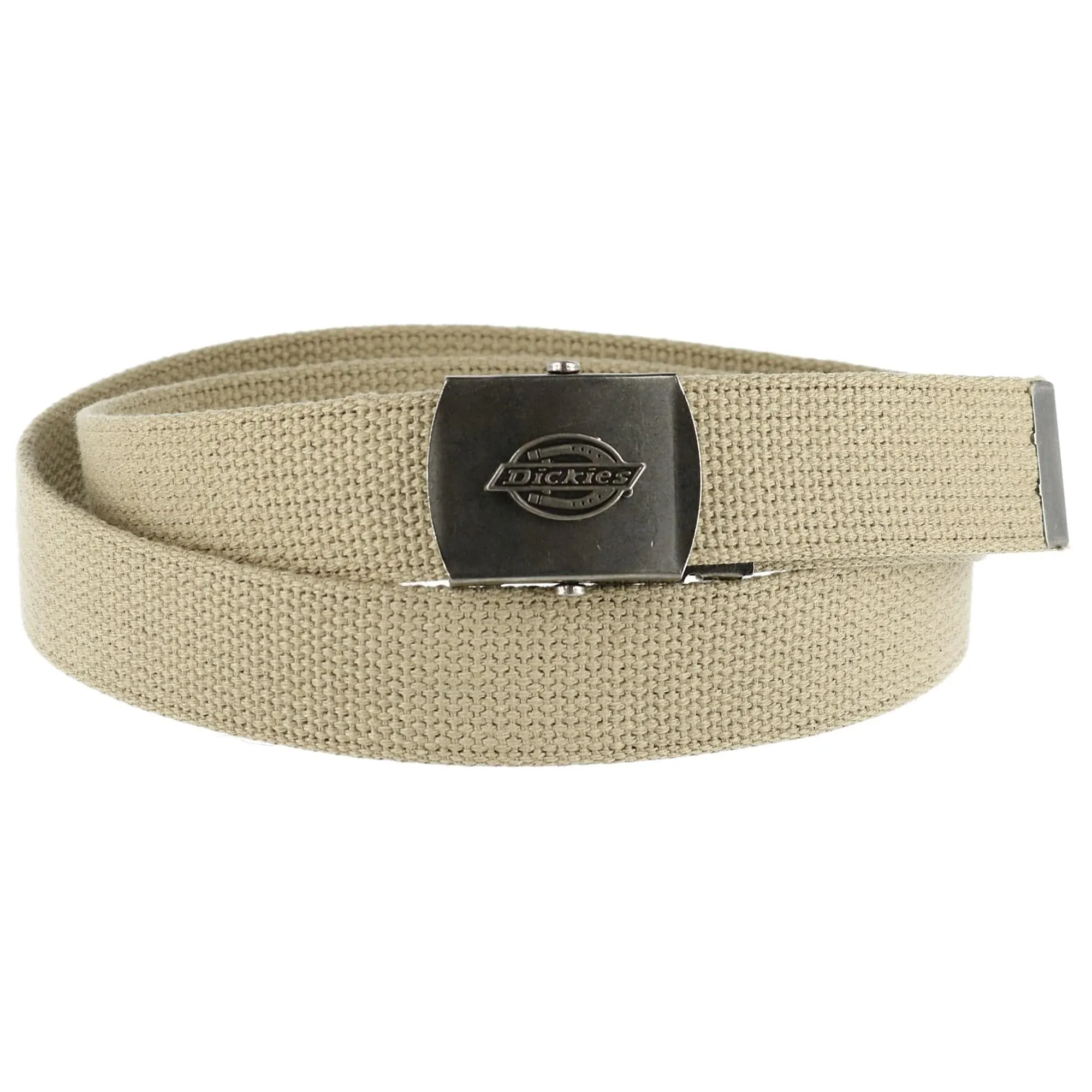 Dickies Men's Adjustable Fabric Belt with Military Buckle