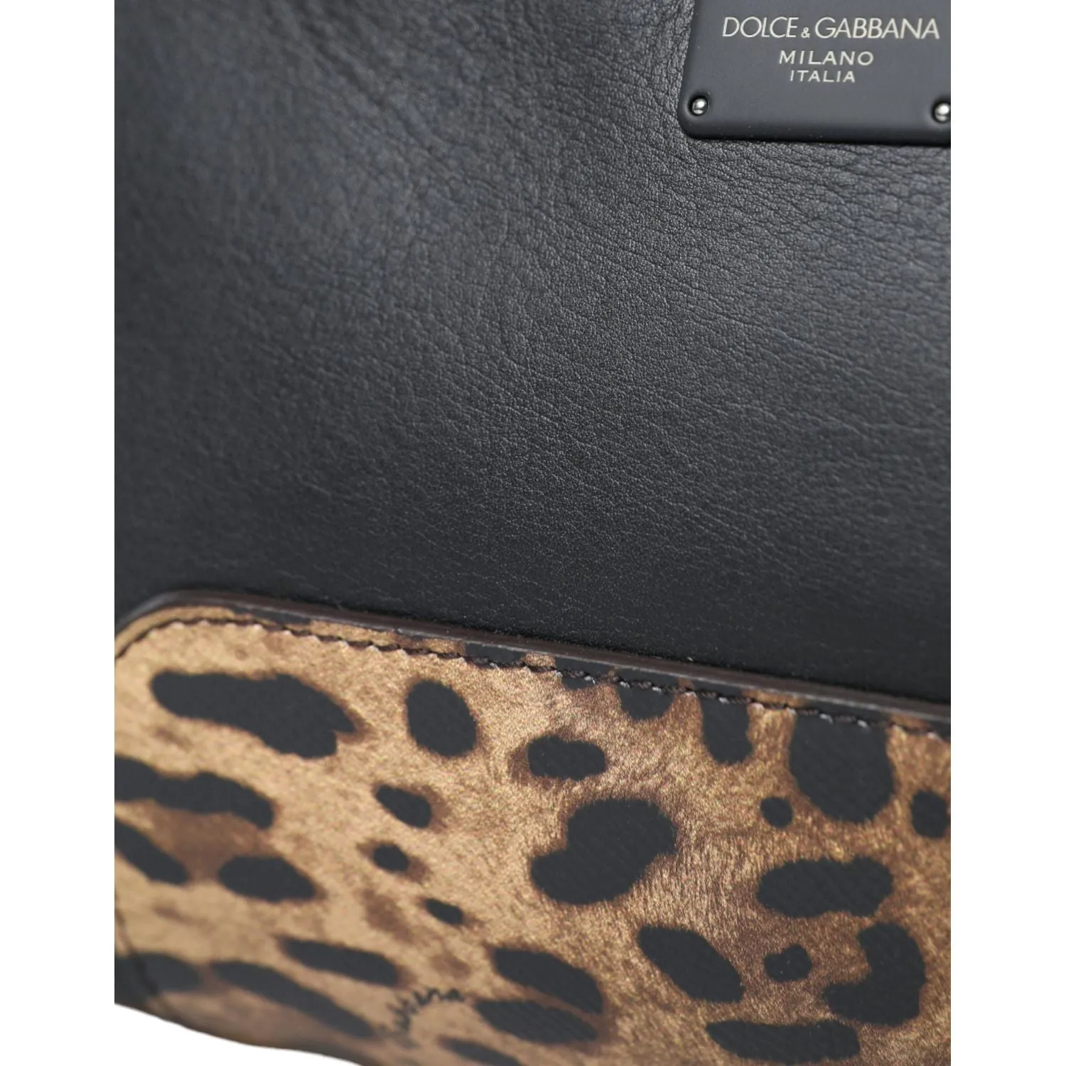 Dolce & Gabbana Exotic Leather Leopard Belt Bag