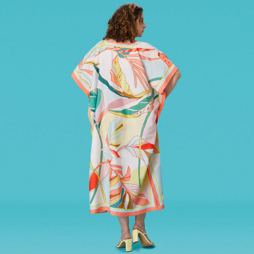 Exotic Leaves Caftan