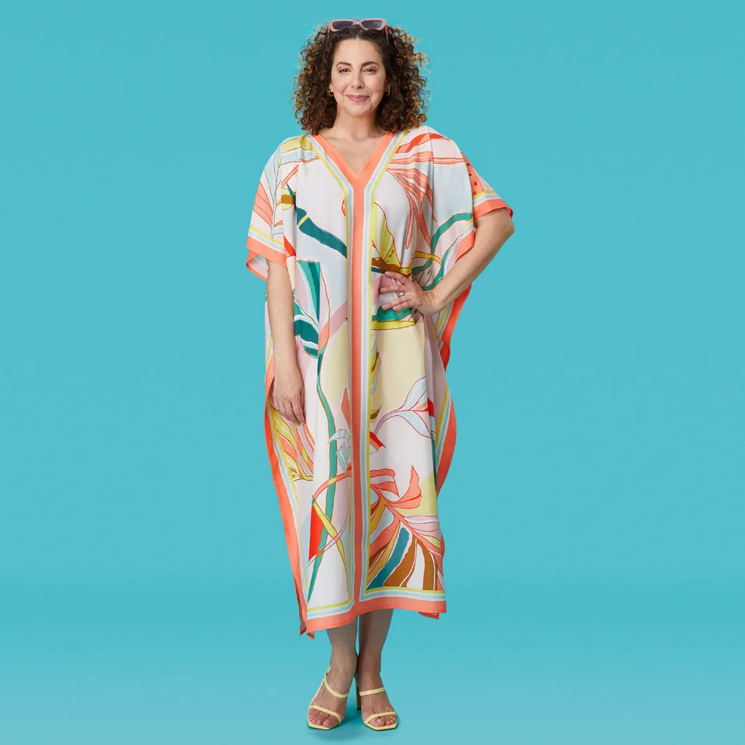 Exotic Leaves Caftan