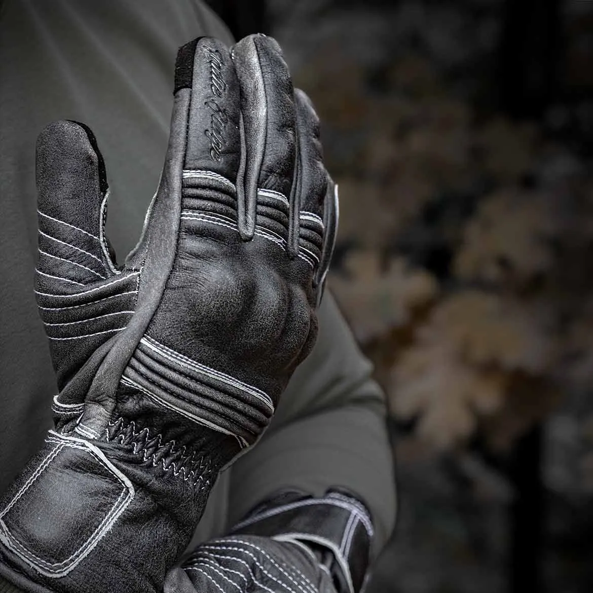 Full Gauntlet Motorcycle Gloves • Black