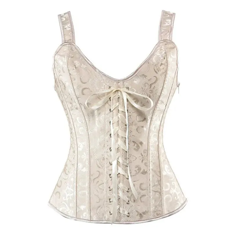 Funki Buys | Lingerie | Women's Victorian Satin Lace Up Corsets