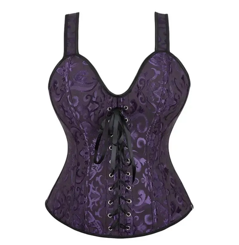 Funki Buys | Lingerie | Women's Victorian Satin Lace Up Corsets