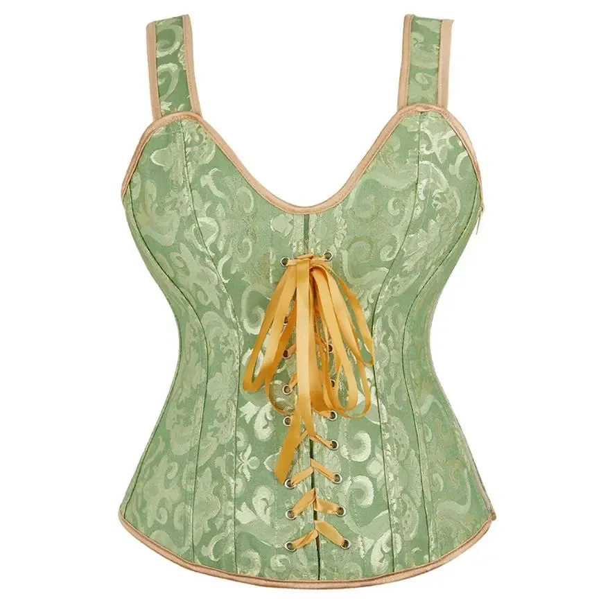 Funki Buys | Lingerie | Women's Victorian Satin Lace Up Corsets