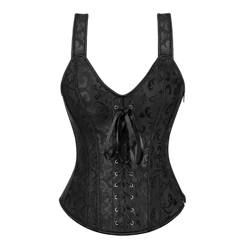 Funki Buys | Lingerie | Women's Victorian Satin Lace Up Corsets