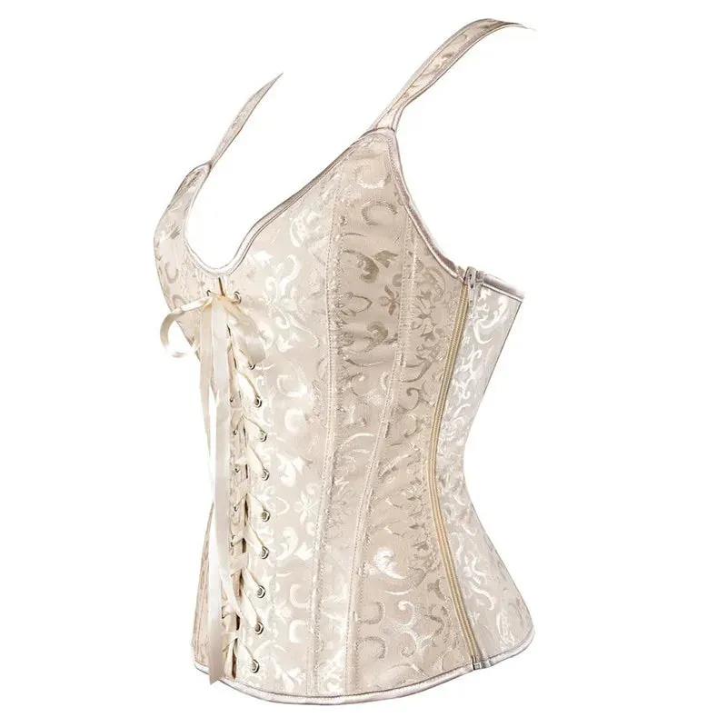 Funki Buys | Lingerie | Women's Victorian Satin Lace Up Corsets