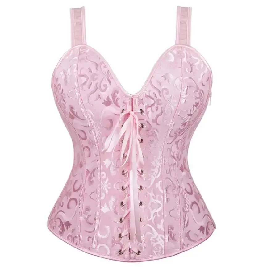 Funki Buys | Lingerie | Women's Victorian Satin Lace Up Corsets