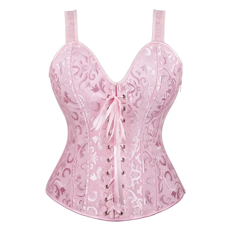 Funki Buys | Lingerie | Women's Victorian Satin Lace Up Corsets