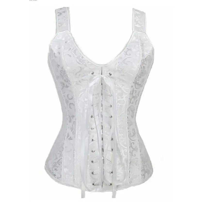 Funki Buys | Lingerie | Women's Victorian Satin Lace Up Corsets