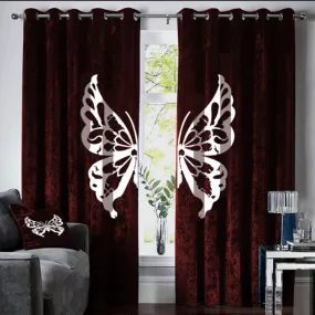 Luxury Velvet butterfly Curtains