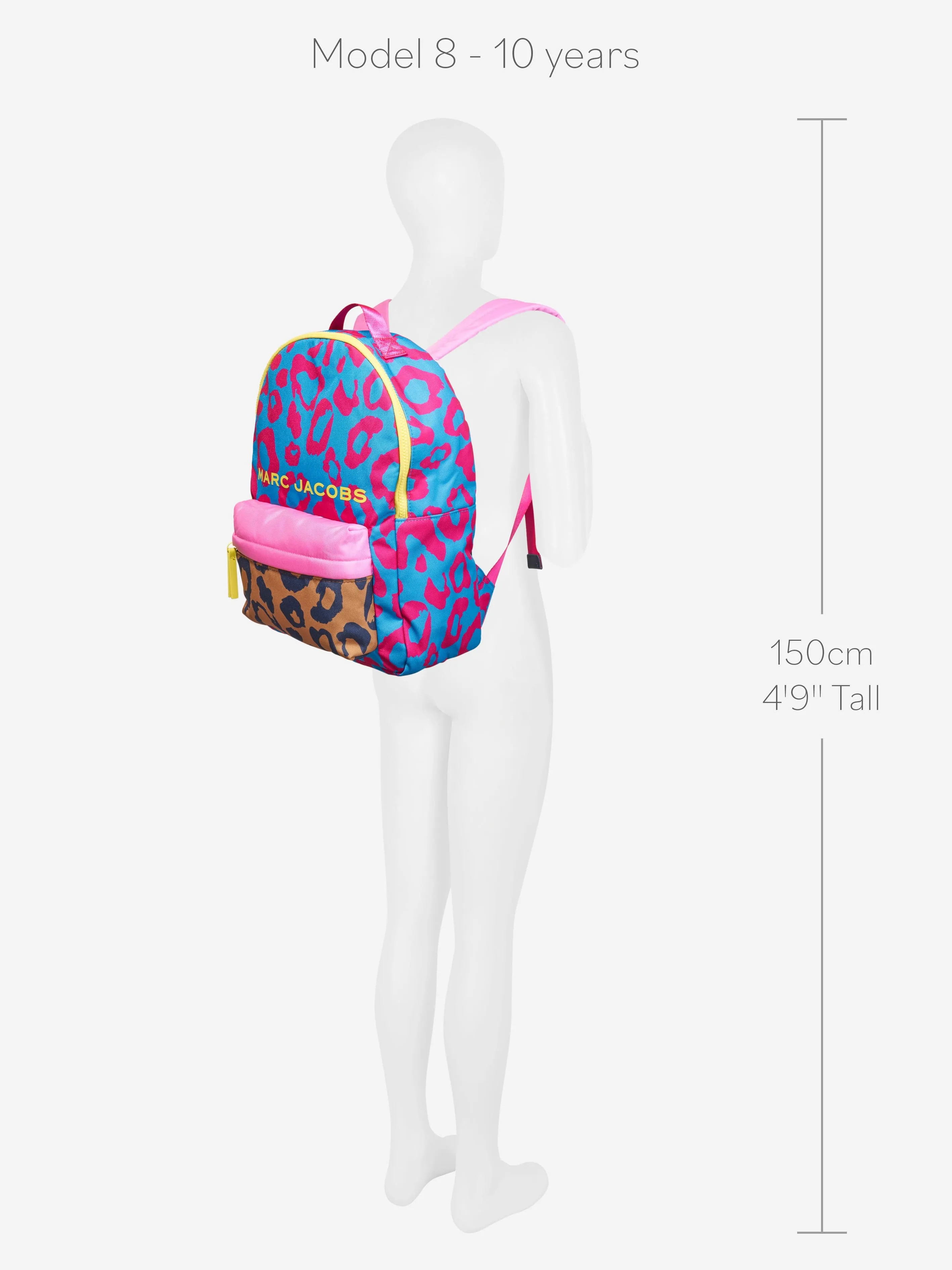 MARC JACOBS Girls Cheetah Print Backpack in Multicolour