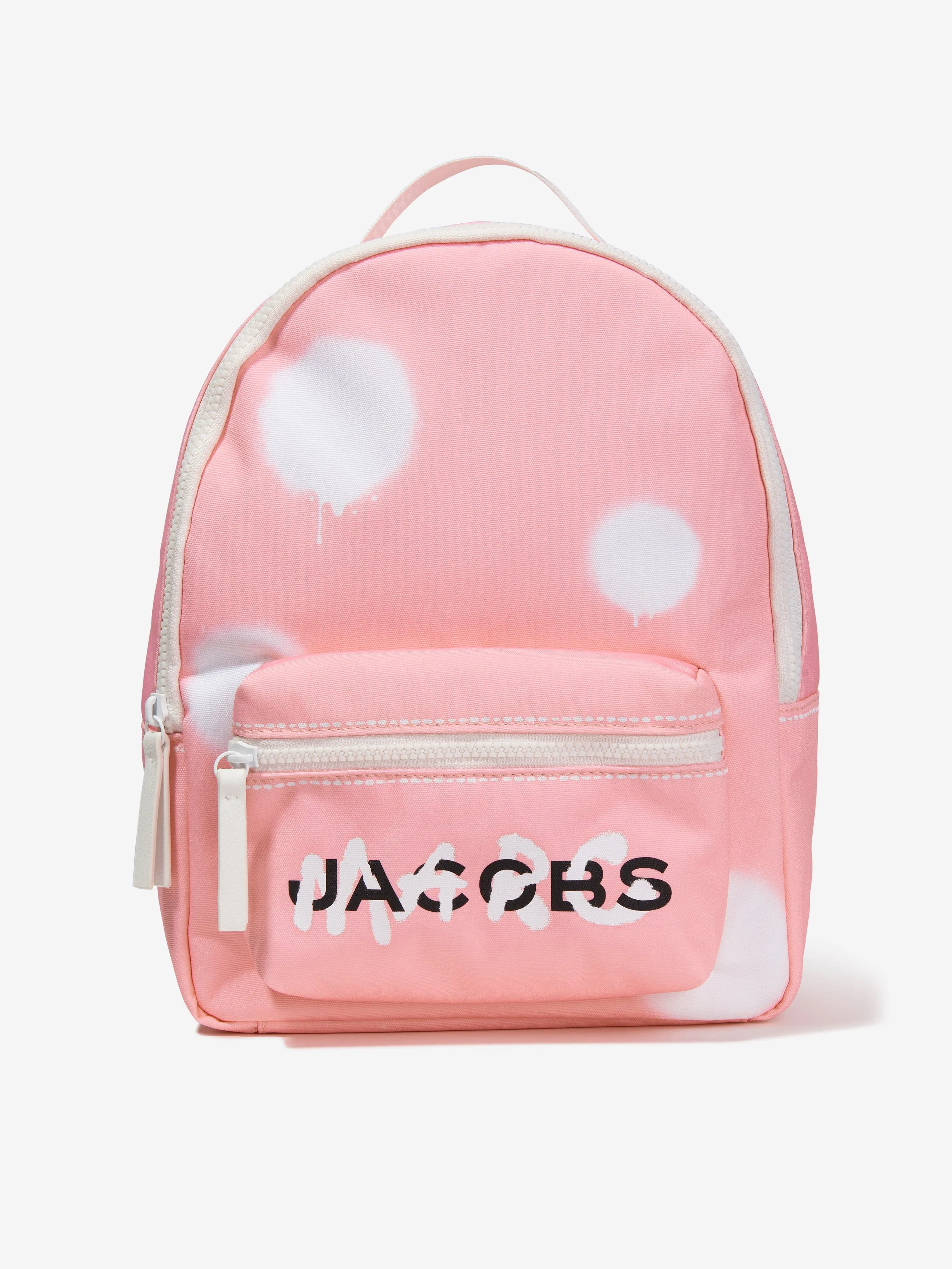 MARC JACOBS Girls Spray Spots Backpack in Pink (32cm)