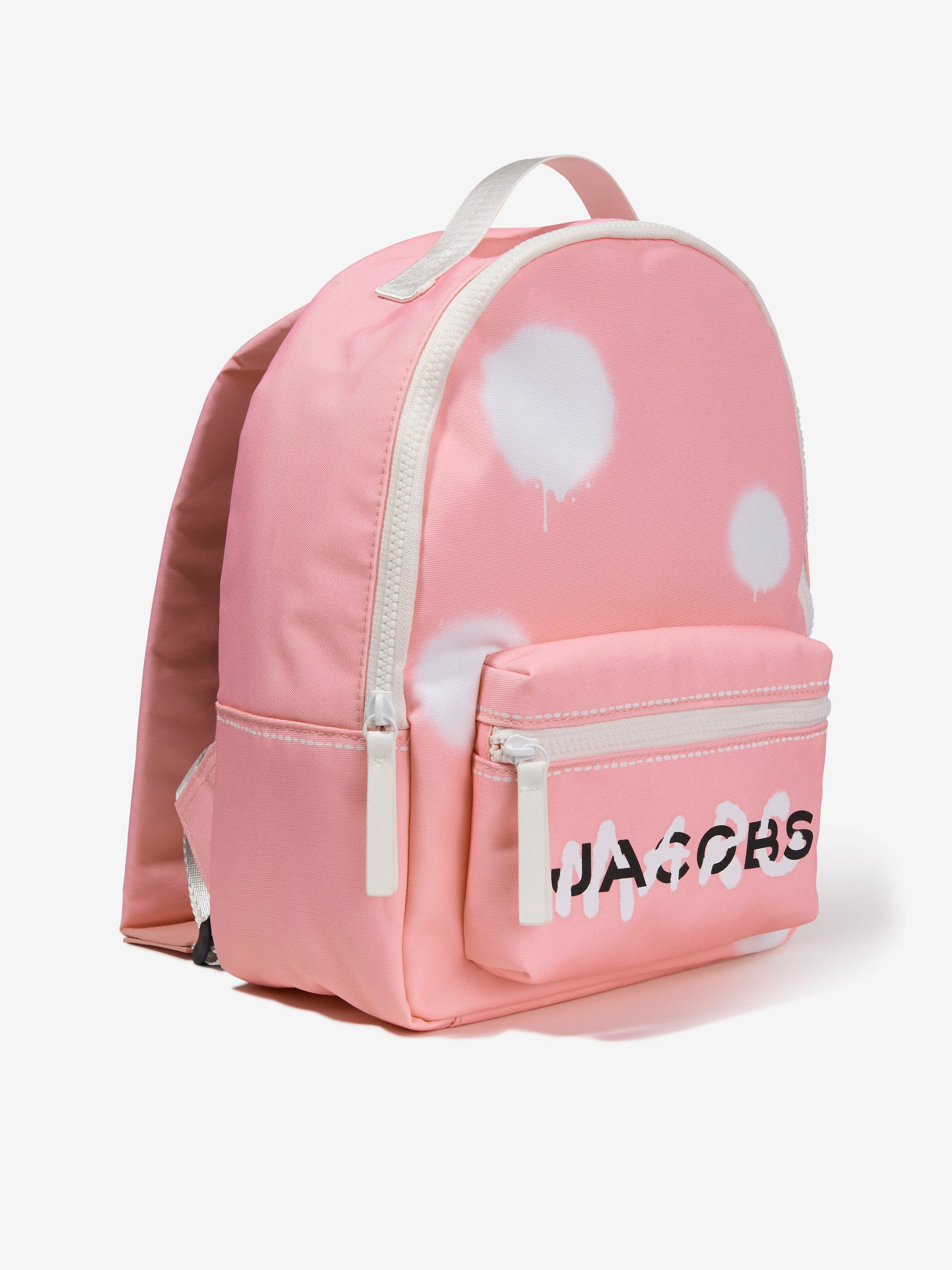 MARC JACOBS Girls Spray Spots Backpack in Pink (32cm)