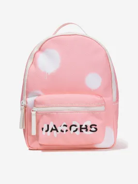 MARC JACOBS Girls Spray Spots Backpack in Pink (32cm)