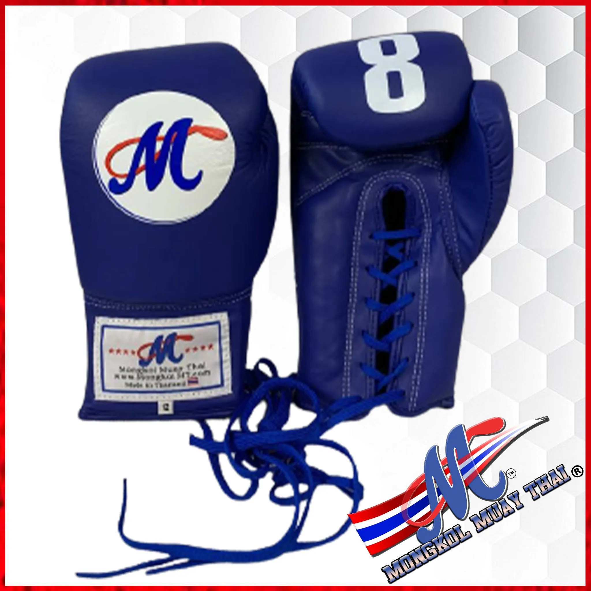 Mongkol Boxing gloves #8 Pro Fight 12 oz