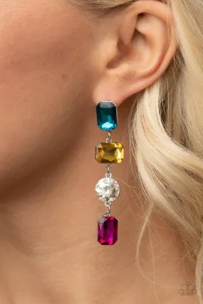 Paparazzi Earring ~ Cosmic Heiress - Multi