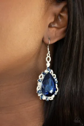 Paparazzi Earring ~ Royal Recognition - Blue