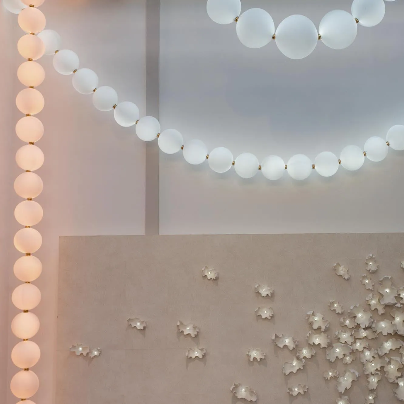 Pearl Necklace Chandelier