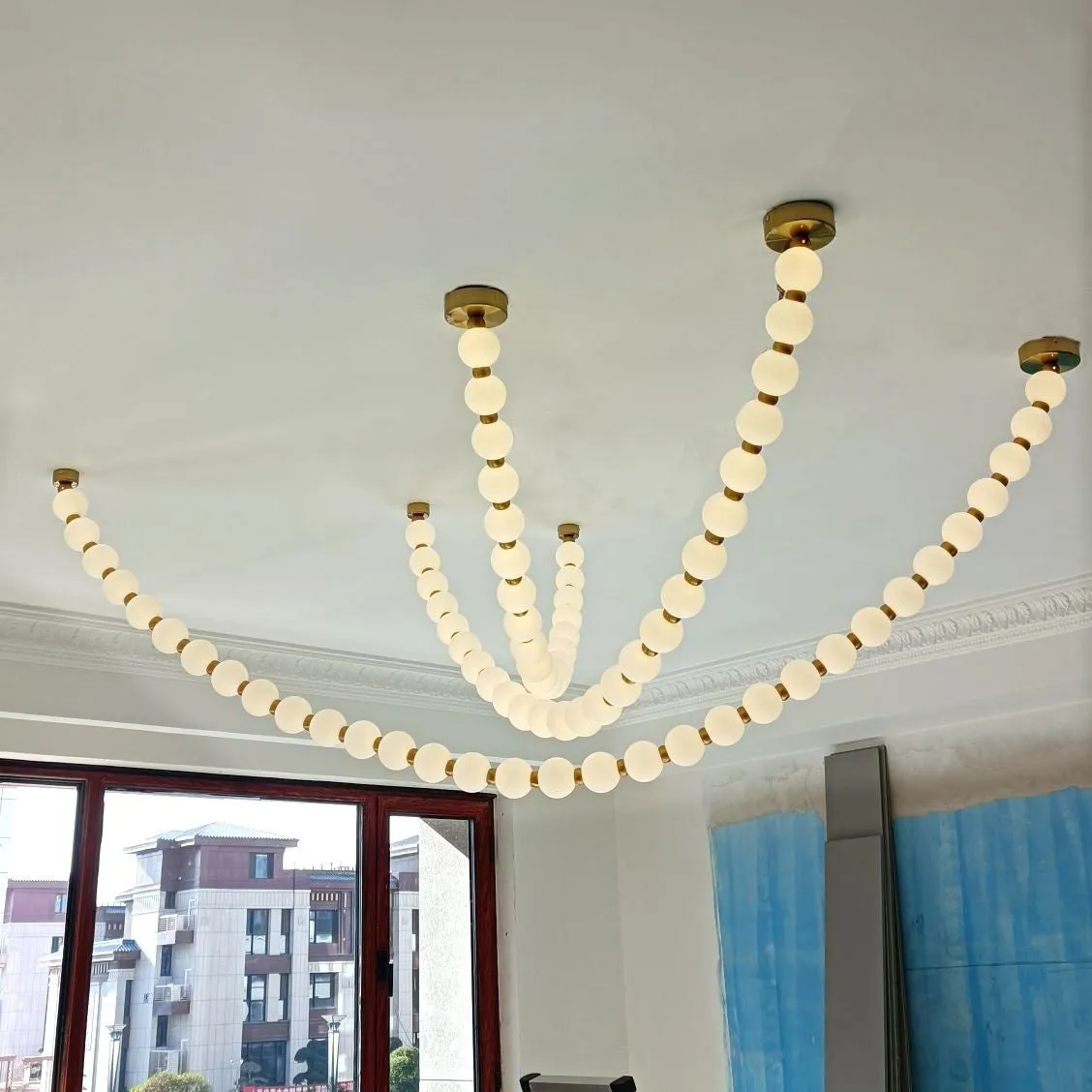 Pearl Necklace Chandelier