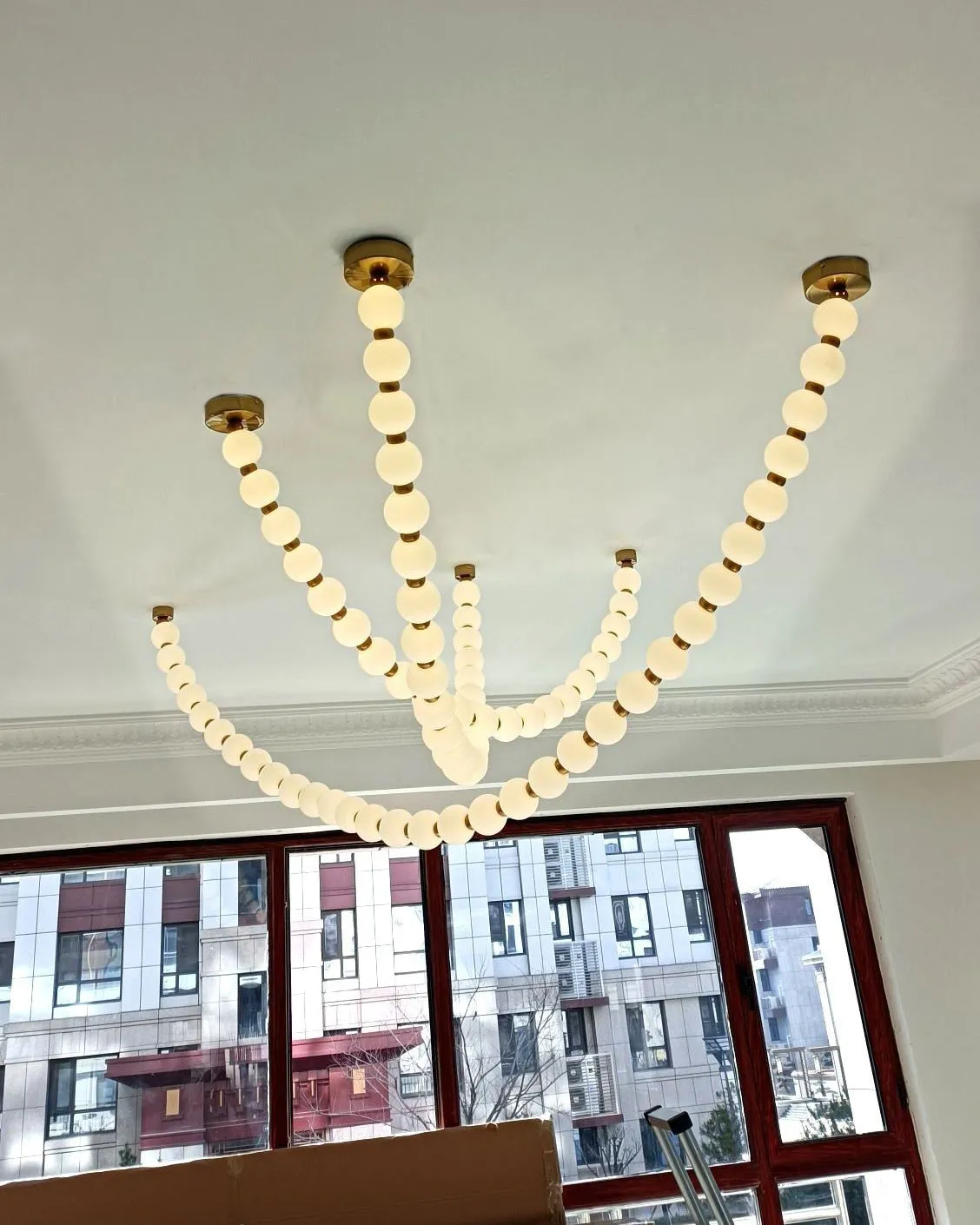 Pearl Necklace Chandelier