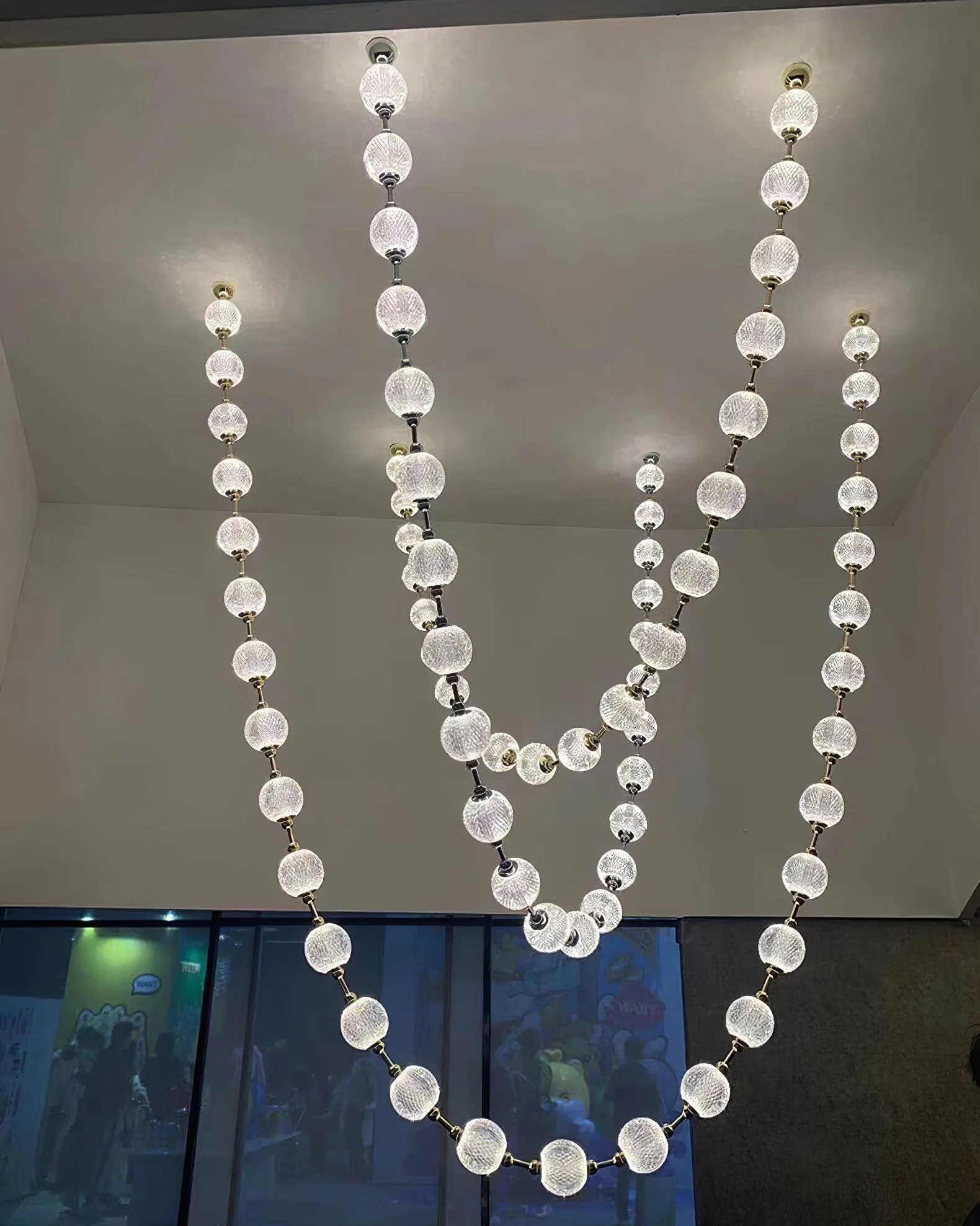 Pearl Necklace Chandelier