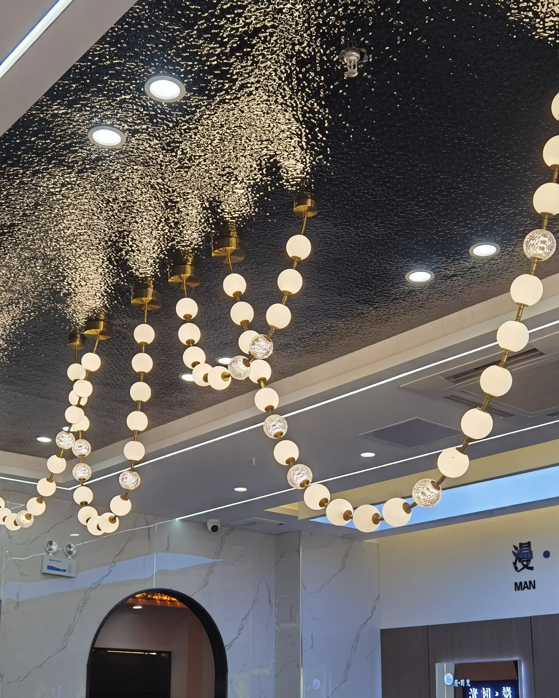 Pearl Necklace Chandelier