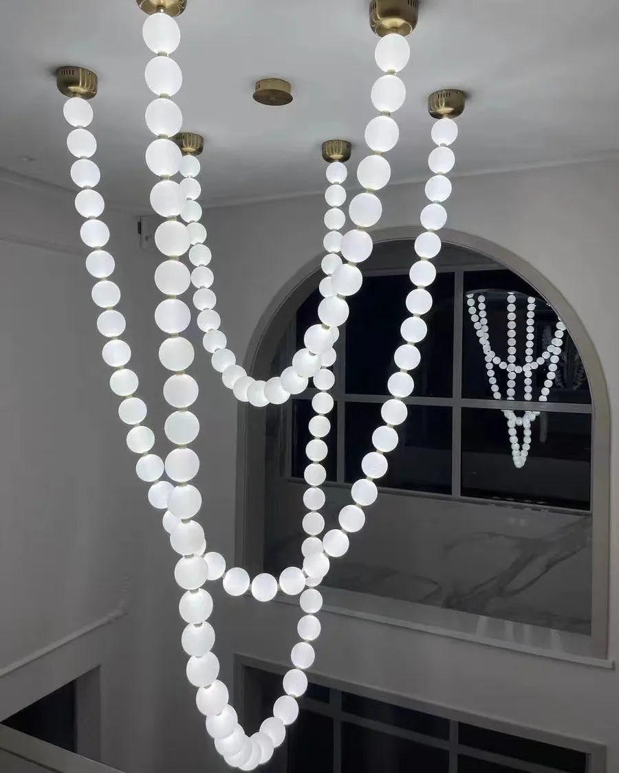 Pearl Necklace Chandelier