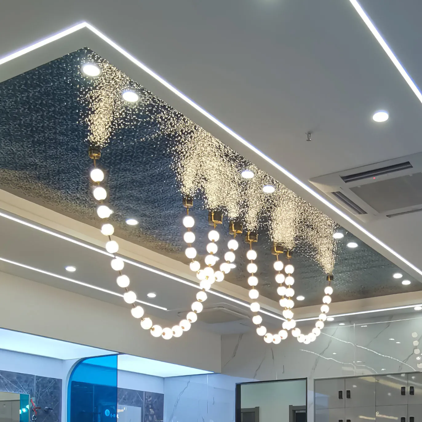 Pearl Necklace Chandelier