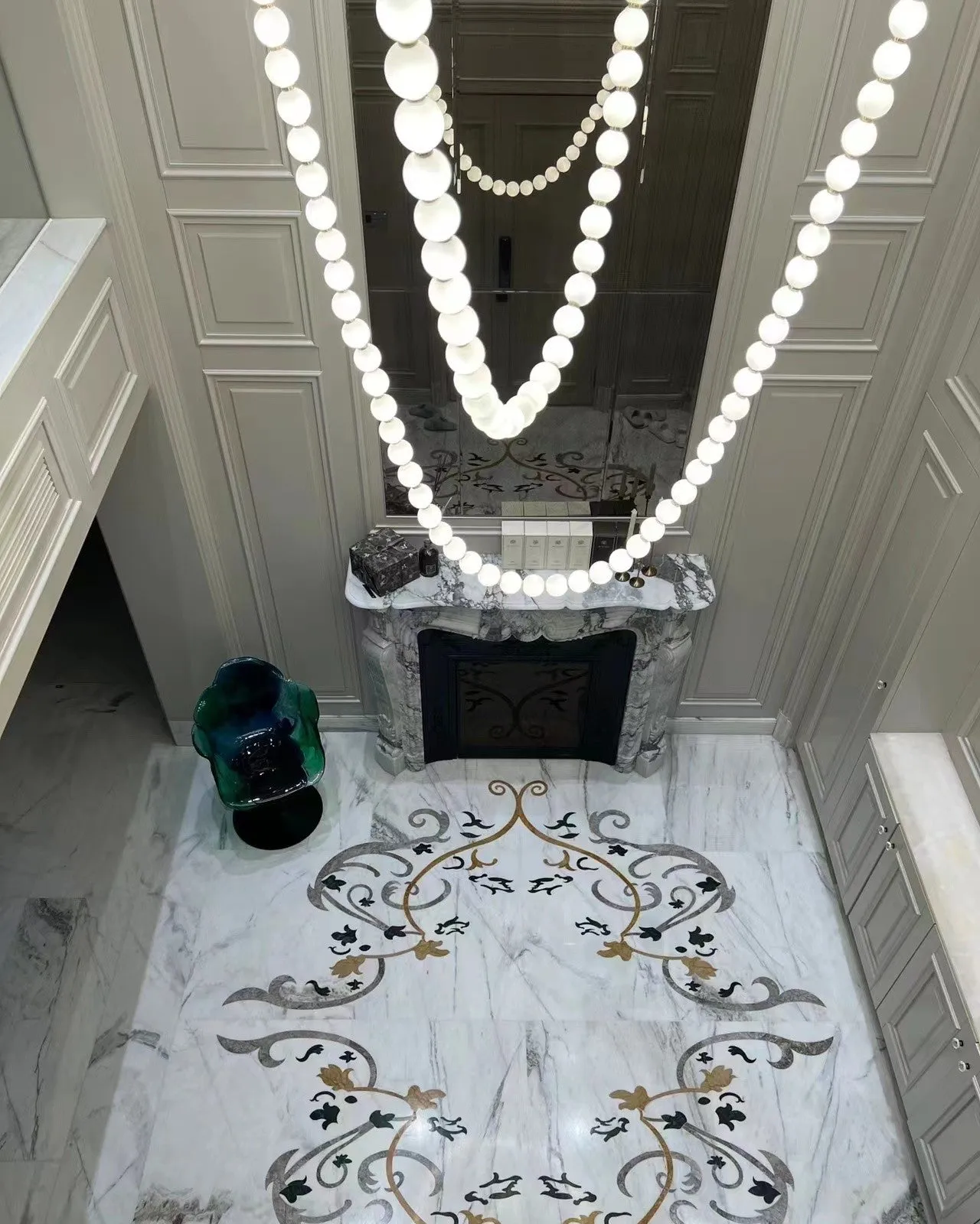 Pearl Necklace Chandelier