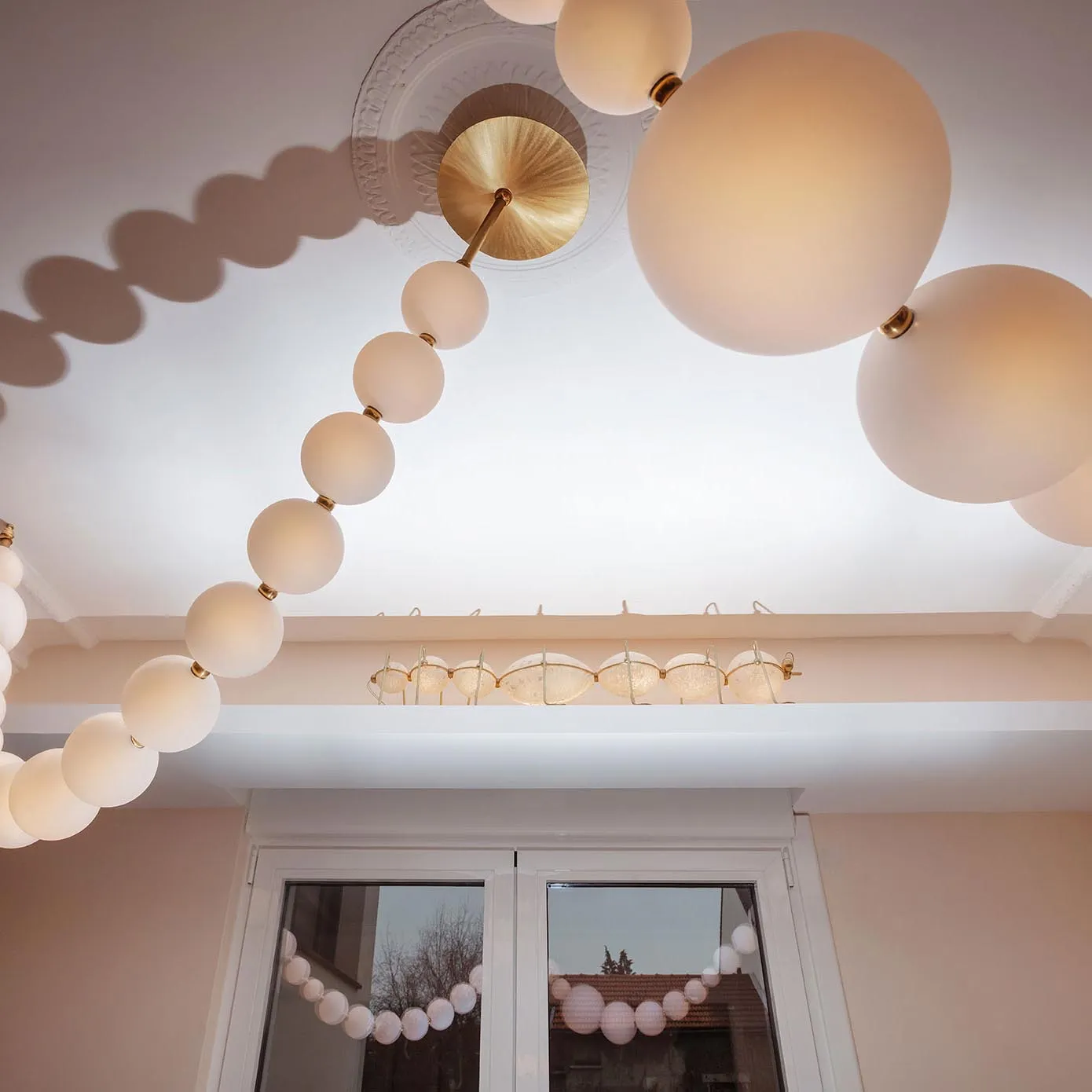 Pearl Necklace Chandelier