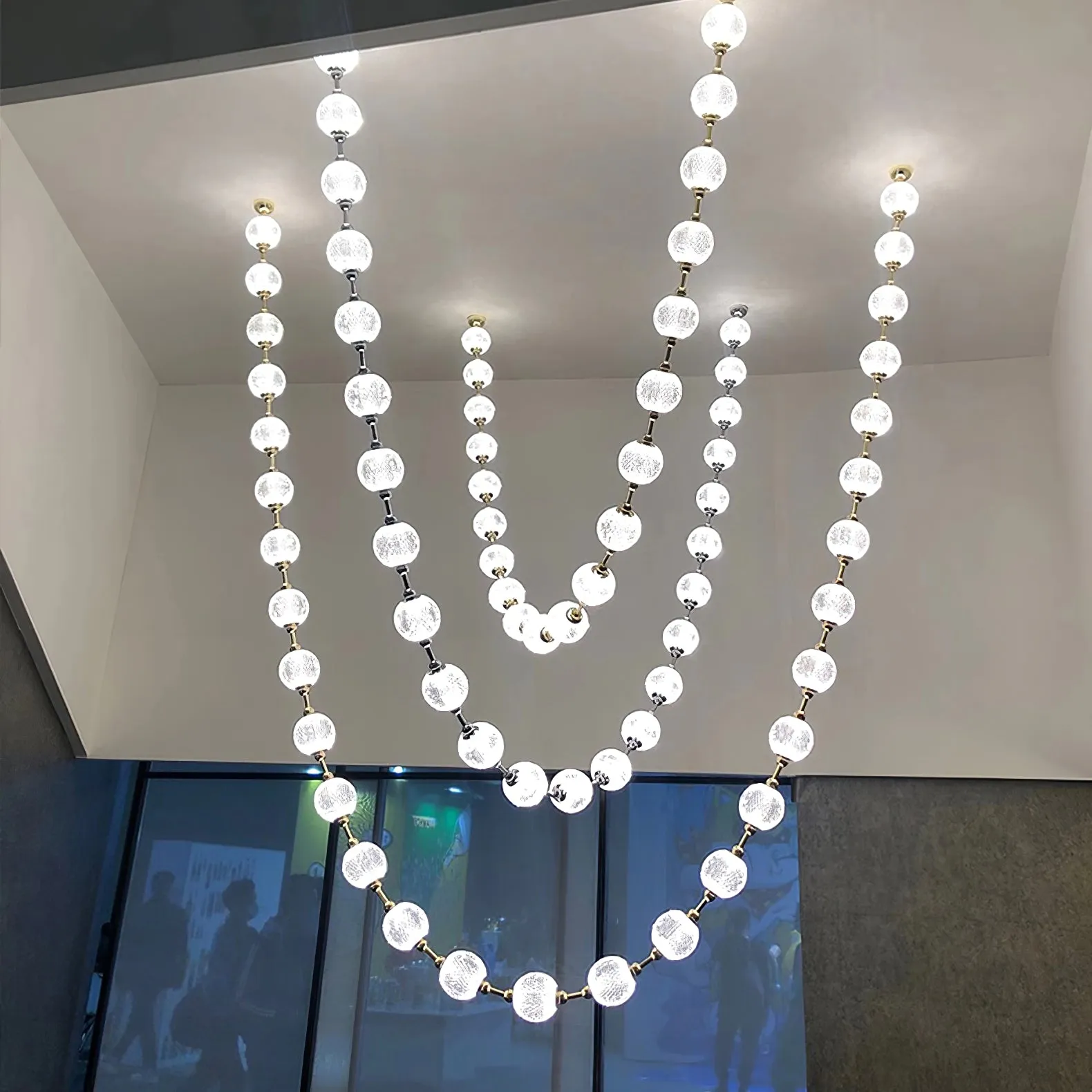 Pearl Necklace Chandelier