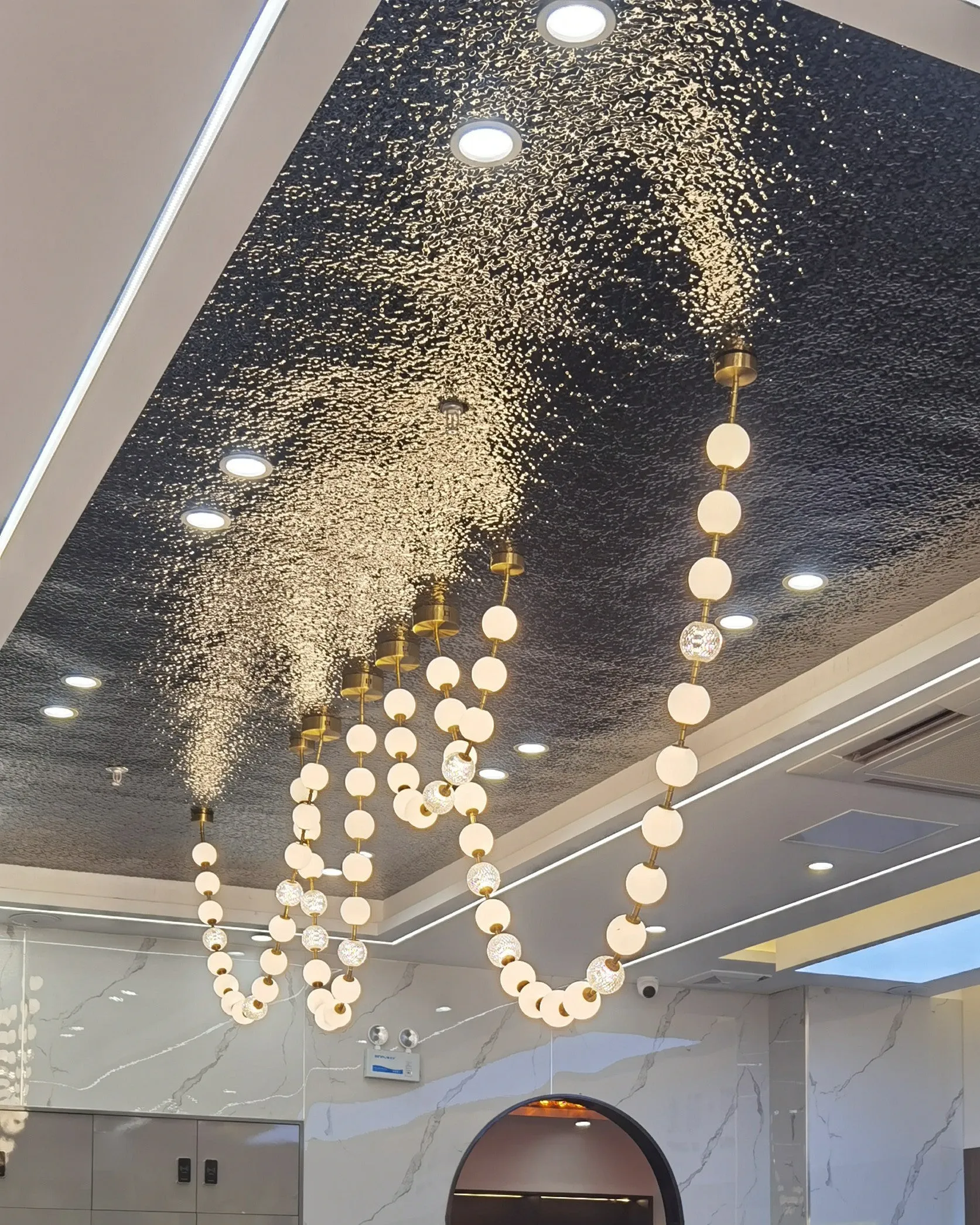 Pearl Necklace Chandelier