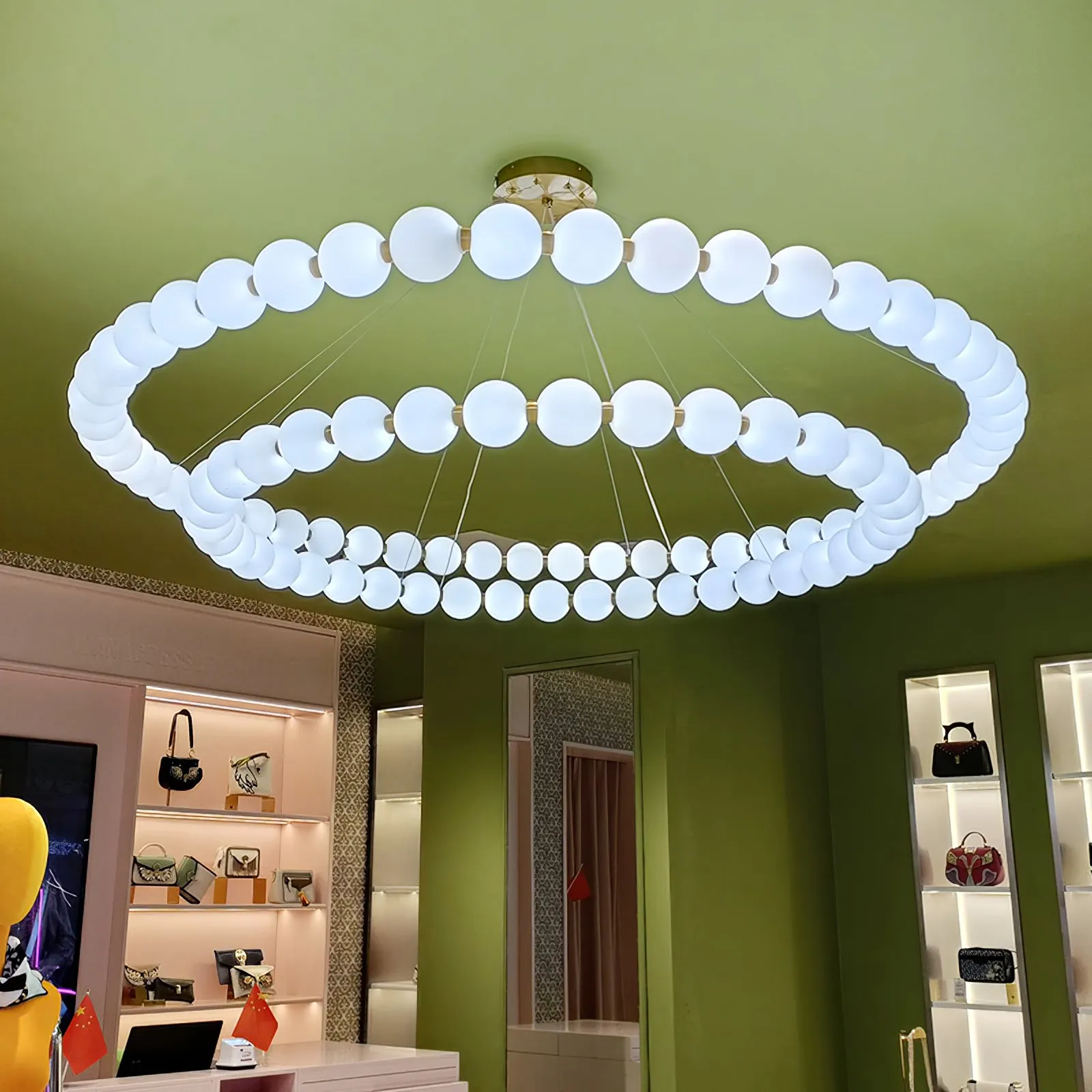 Pearl Necklace Chandelier