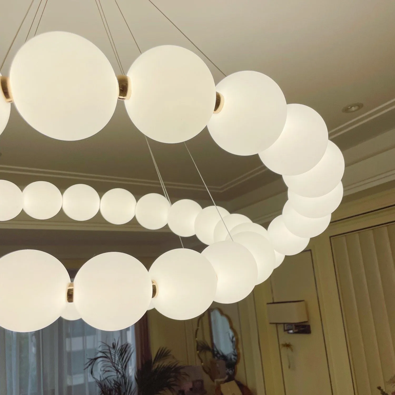 Pearl Necklace Chandelier