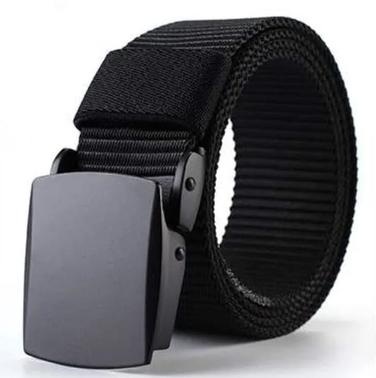 Premium Nylon Webbing Belt with Metal Buckle