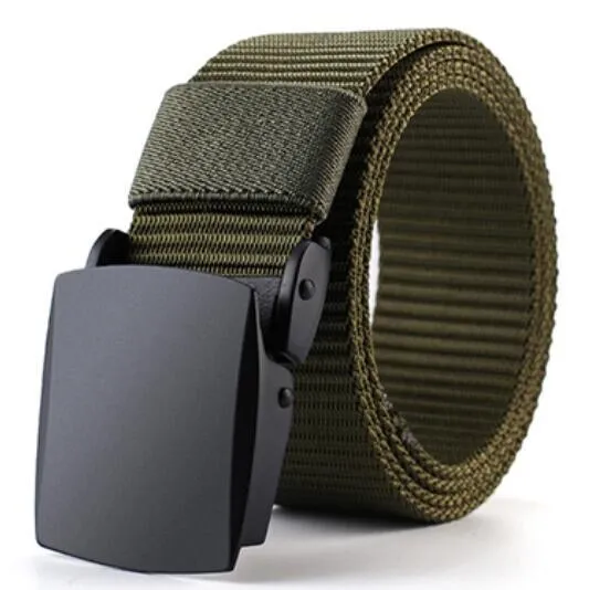 Premium Nylon Webbing Belt with Metal Buckle