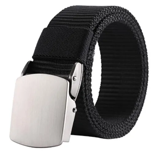 Premium Nylon Webbing Belt with Metal Buckle