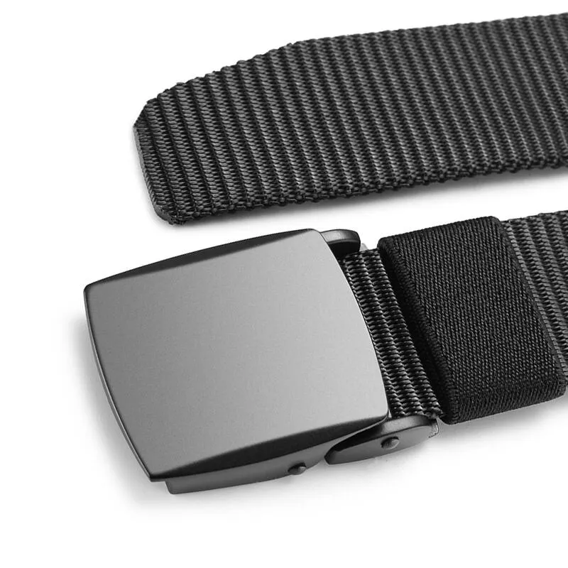 Premium Nylon Webbing Belt with Metal Buckle