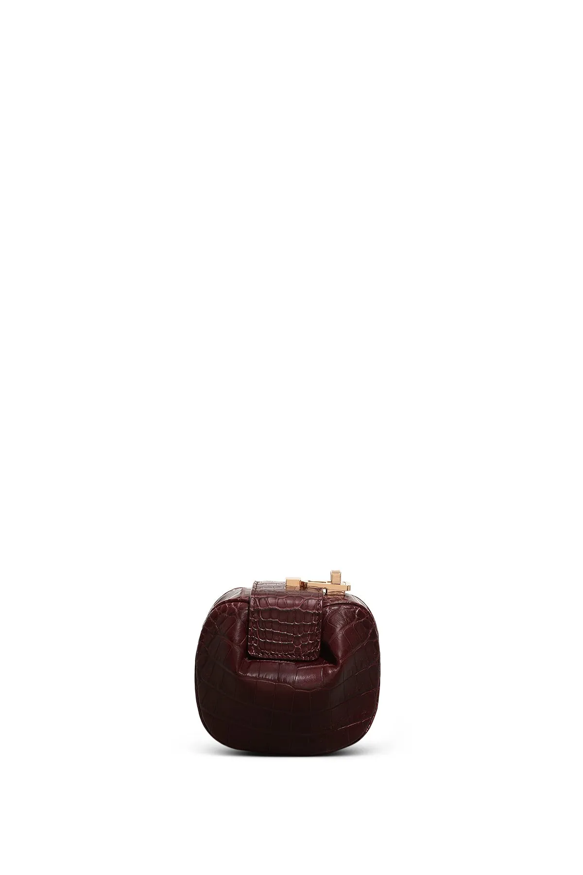 Rafaela Coin Purse in Bordeaux Crocodile Leather